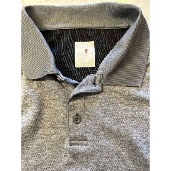 Red Head Mesh Lined Performance Polo Size XL MENS light Grey Wicking Fast Ship - Picture 6 of 11